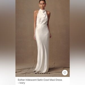 NWT MESHKI satin cowl maxi dress XS